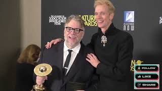 Guillermo del Toro and Doug Jones at the Saturn Awards at Universal Hilton Hotel in Los Angeles