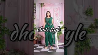Top 10 Trending & Unique Saree Styles 2026 ✨🔥 Double Pallu To Open Style Saree Ideas #shorts
