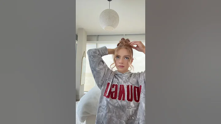 messy bun + hoodie is such a vibe #messybuntutorial #hairstyletutorial #messybun