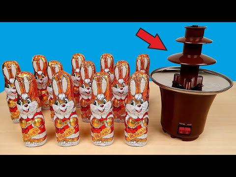 NUEVA MINI FUENTE de CONEJOS DE CHOCOLATE