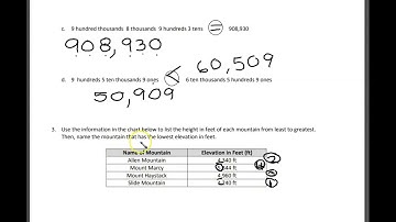 Lesson 5, Engage New York, module 1, 4th grade