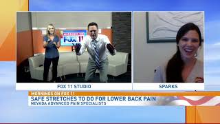 Reno Physical Therapist Kelsey Tunney on Fox 11 to discuss Physical Therapy Month