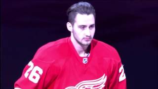 Detroit Red Wings Player Introductions 2015 2016