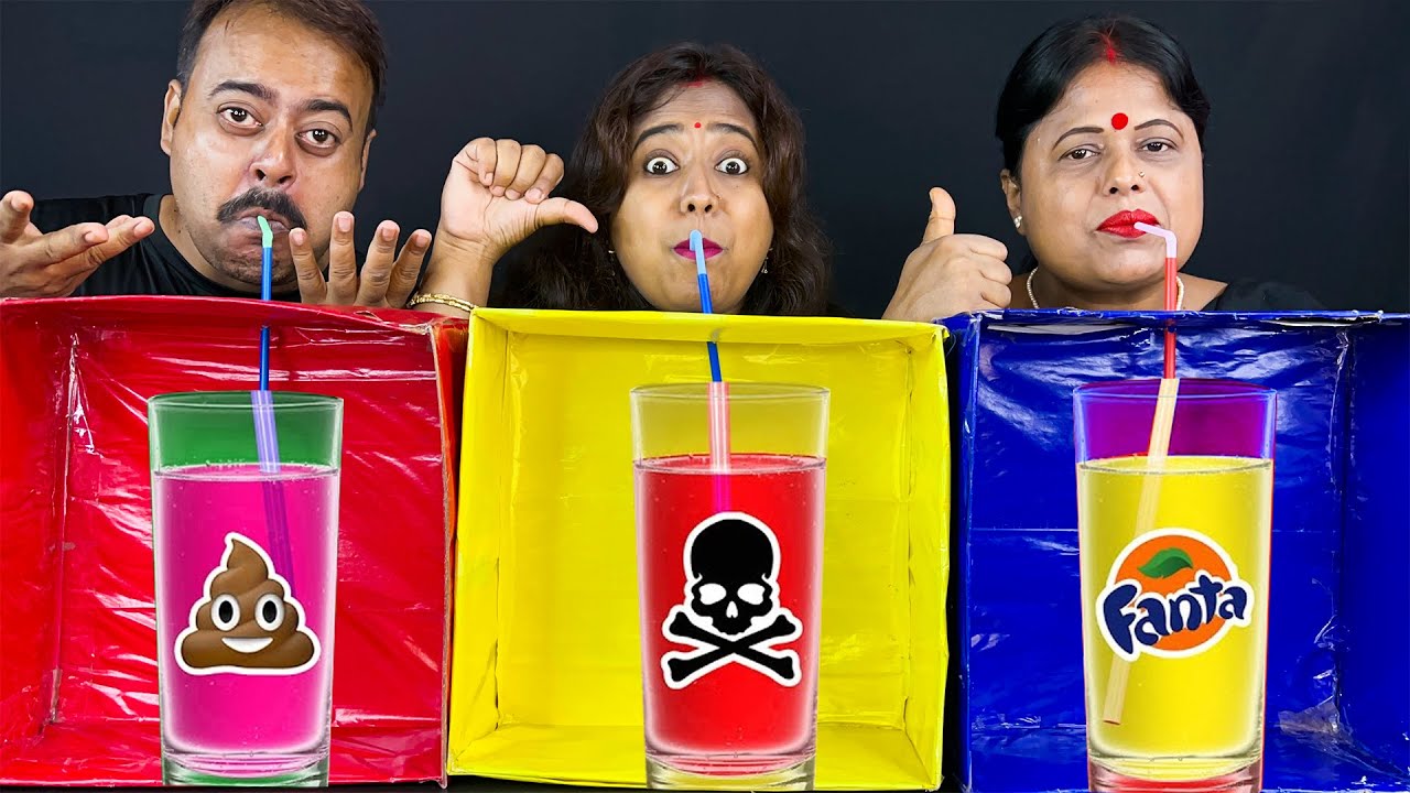 Mystery Drink Challenge Part 2 | Guess The Weird Drink Challenge