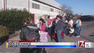 State's largest kid's consignment clothing sale underway at NC State Fairgrounds