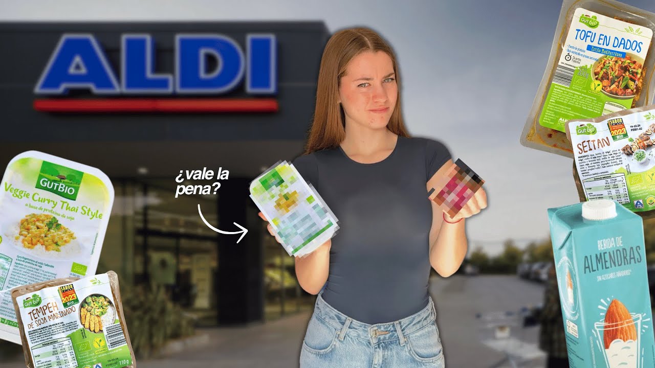 Mi Compra Saludable en Aldi 🛒 | Probando Productos VEGANOS