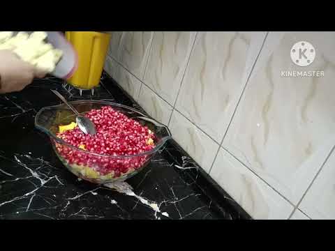 كوكتيل الفواكه بتاع محلات العصير بطريقه المحترفين روووعه انسي انك تأكليه بره 