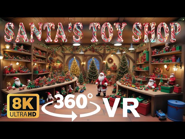 Santa's Magical Toy Shop VR Tour | A Festive 360° Adventure - YouTube