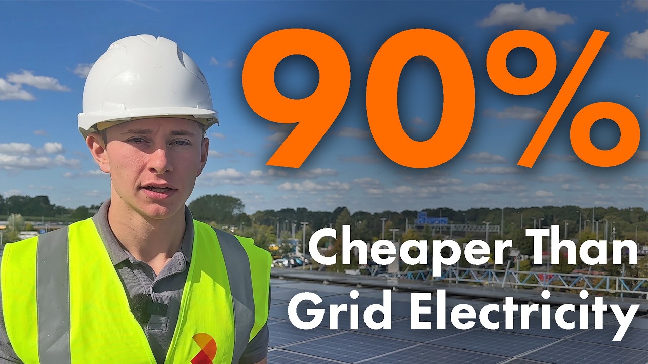 Почему энергия от коммерческих солнечных панелей на 90% дешевле, чем из сети?