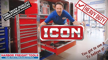 ICON Tool Storage Hands on Drawer Slide Testing Harbor Freight
