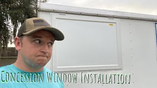 Concession Window Installation - Poor Man’s Food Truck by Poor Man's Food Truck 19,158 views 2 years ago 10 minutes, 10 seconds