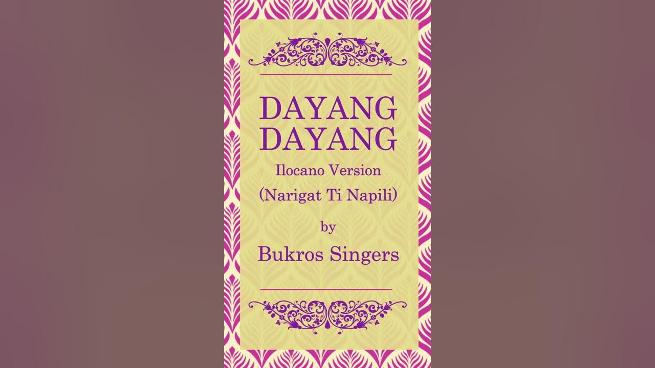 DAYANG DAYANG (NARIGAT TI NAPILI) Bukros Singers #shorts DAYANG DAYANG (NARIGAT TI NAPILI) Bukros Singers #shorts