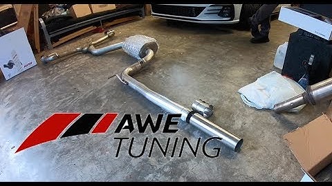 MK7.5 GTI - Installing the AWE Tuning Track Catback Exhaust