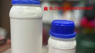 Celebrity 1 LTR DOUBLE STATION SINGLE HEAD AUTO DE-FLASHING HYBRID BLOW MOULDING MACHINE | HDPE AGRO BOTTLES Wealth