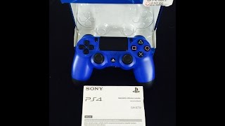 Sony Playstation 4 Dual Shock 4 Wave Blue unboxing