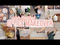 COMPLETE OFFICE MAKEOVER | BECKY MOSS | OFFICE CLEAN AND MAKEOVER | BEFORE &amp; AFTER HOME MAKEOVER