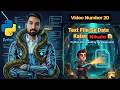 File Handling in Python – Read, Write, Save Data! 💾 | Video #20 @coding_Tuition