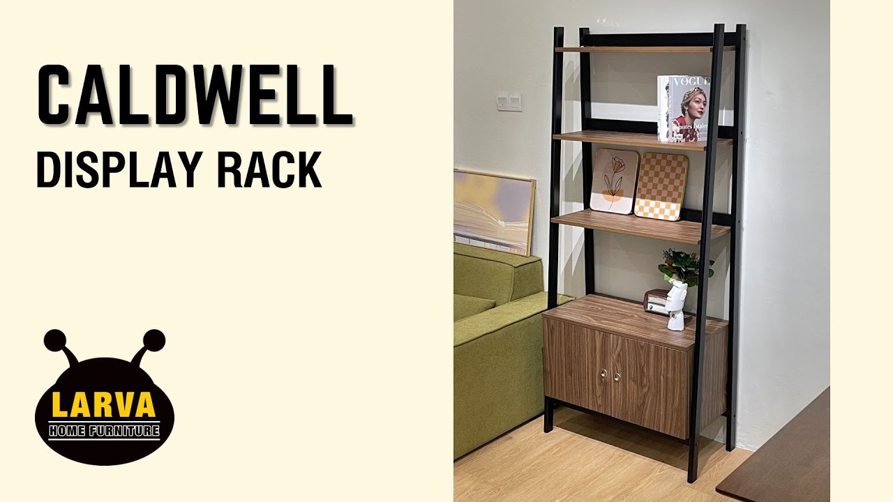 Caldwell Display Rack | Larva Home Furniture - YouTube
