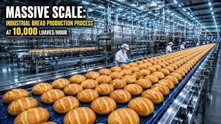 Massive Scale: Industrial Bread Production Process at 10,000 Loaves/Hour