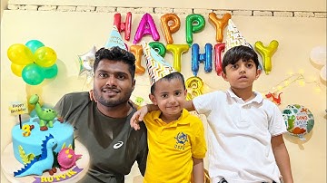 Pani ke birthday pe Dinosaur wala cake 😱 | Yaatri