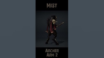 Mist Archer Arm2 360 #character #rogerkint #3d #animation #gaming #unity #unreal #mist