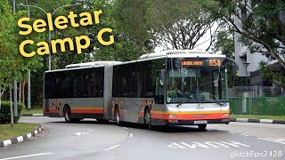 Buses at Seletar Camp G, Singapore 2026