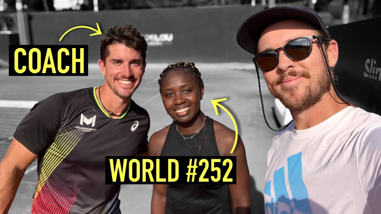 Mouratoglou Coaching Session With World #252 (Sada Nahimana) - YouTube