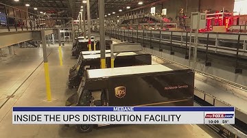 Take a look inside the Mebane UPS distribution facility