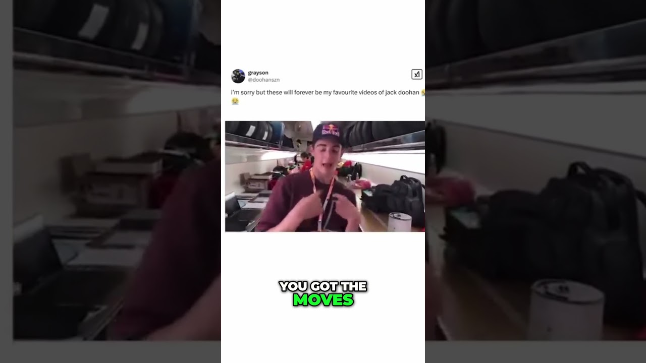 Jack Doohan's CRAZY DANCE MOVES 😂 #f1shorts  #funny   #formula1
