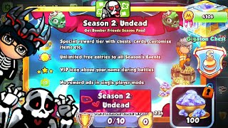 BOMBER FRIENDS - GOLDEN LEAGUE CHEST_ SEASON 2 UNDEAD PASS screenshot 5