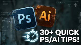 30 Quick Photoshop &amp; Illustrator Tips in 8 Minutes