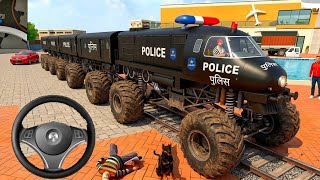 🕷️US Police Modified Luxury Train 🔥& Spiderman 3D Game🤩Indian Theft Auto🤑Purchased Lots of Scary ... screenshot 1