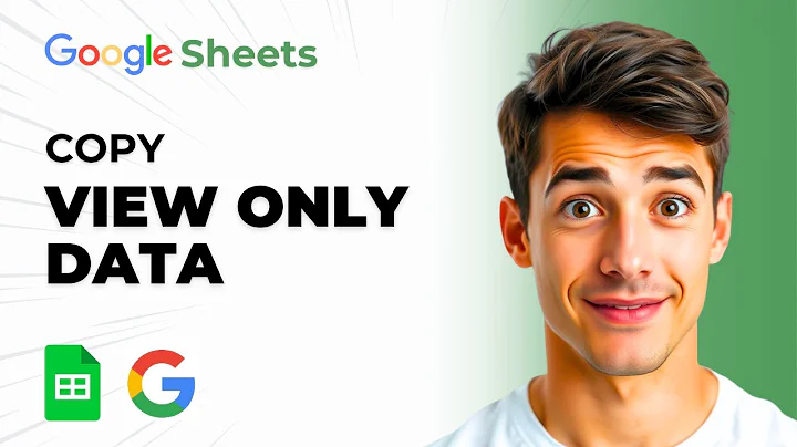 How To Copy Data From View Only Google Sheets (Easiest Way) (2025 Guide)