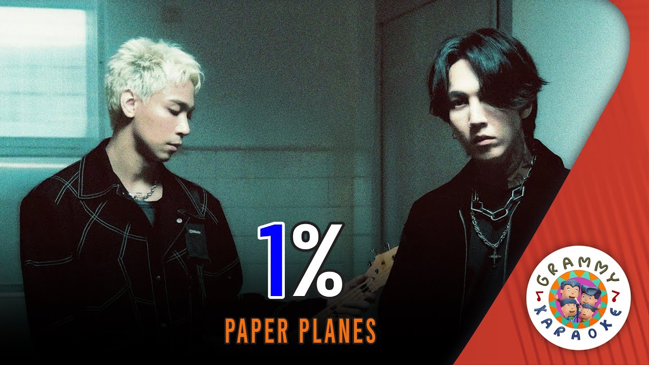 คาราโอเกะ 1% - PAPER PLANES [ Original Karaoke ]