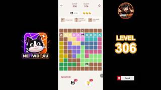 Meowdoku Level 306 walkthrough | full solution