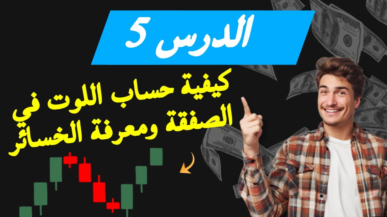 الدرس 5 من تعليم التداول : كيفية حساب اللوت في الصفقة ومعرفة الخسائر ...
