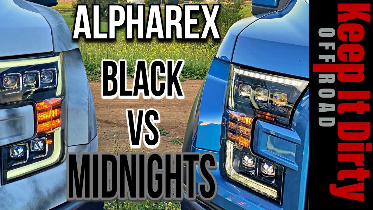 AlphaRex Midnights LED headlights 