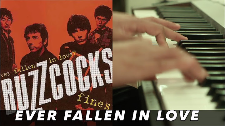 Ever Fallen in Love (With Someone You Shouldn’t’ve) Piano version - Piano performance video thumbnail