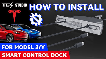 How to Install Tesstudio Smart Dock V2 on Tesla Model 3/Y | Quick & Easy Guide #tesla #elonmusk