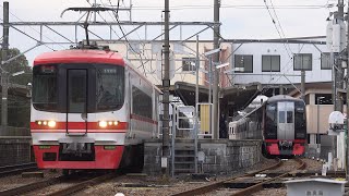 【名鉄】『4K画質』2234F試運転 美合駅発着　1703Fを待避！