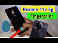 Realme 11x display fingerprint setting/Realme 11x  5g fingerprint screen lock/fingerprint sensor