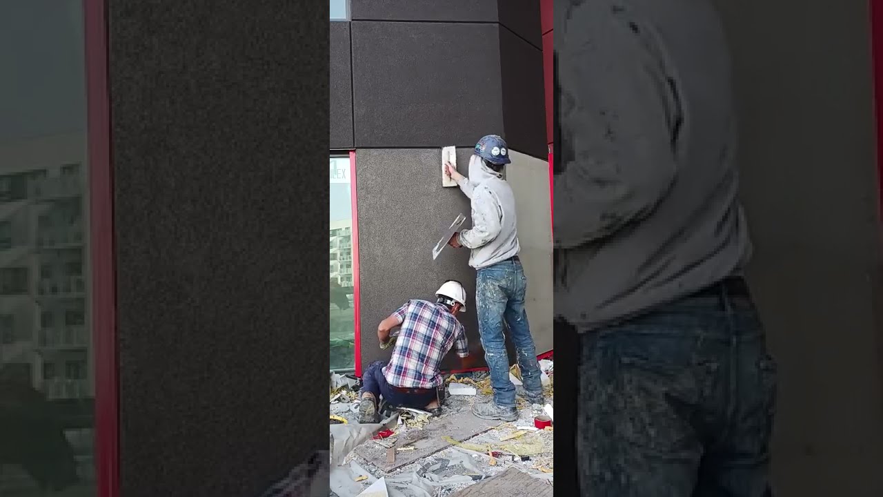EIFS Acrylic Finish Coat Look Smooth 1mm Exterior Wall