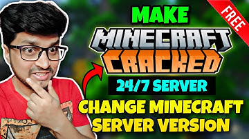 How To Make A Cracked 24/7 Minecraft Server in Any Hosting | How To Make Free 24/7 Minecraft Server