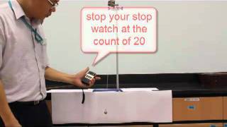 How to conduct the pendulum experiment