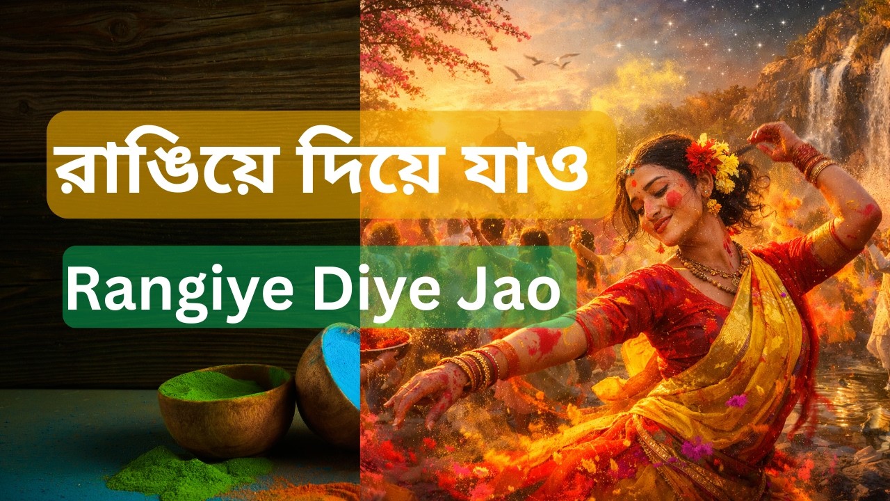Rangiye Diye Jao | রাঙিয়ে দিয়ে যাও|  Rabindranath Tagore #arpitasmelodies