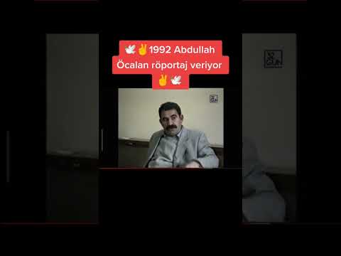 1992De Abdullah Öcalan röportaj verdi #keşfet #kurdi #kurtçe #andullah_ocalan