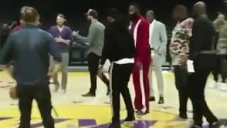 CP3 and The Beard had a half court shot competition for $200