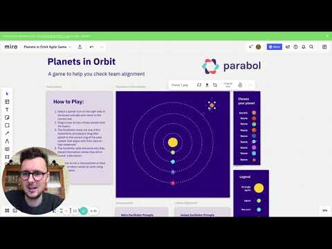 Planets in Orbit Game for Sprint Retrospectives