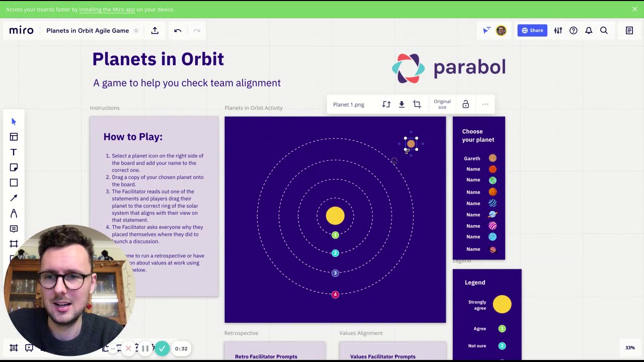 Scrum Puzzle Iteration Game - Agile Game - Miro Game 