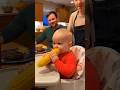 Baby Defends Dad in Angry Baby Talk #shorts #familyfun #cute #funny #babytalking #baby #newbaby